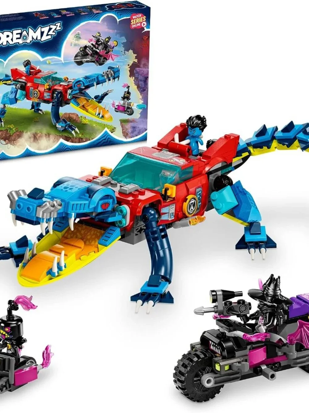 NEW LEGO DREAMZzz Crocodile Off-Road Car Truck Boat 71458 Minifigures 494 Pieces